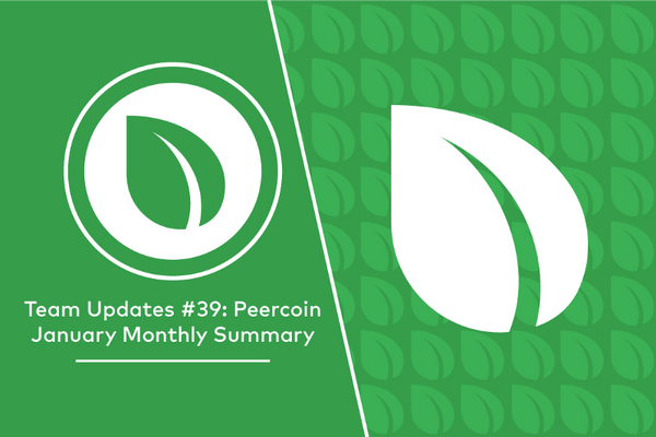 Team Updates #39: Peercoin January Monthly Summary